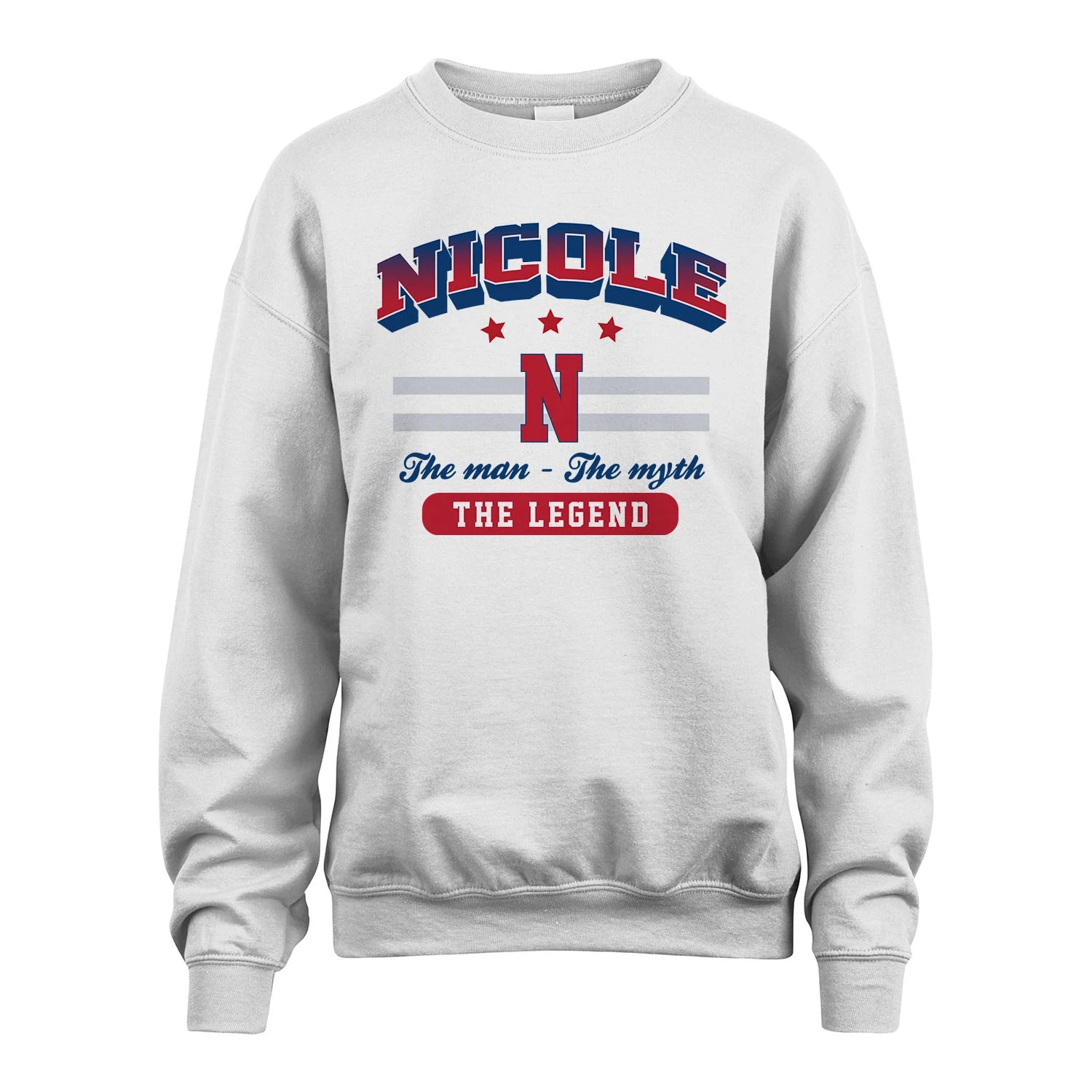The Man The Myth The Legend With Your Name Shirt NICOLE M1-35