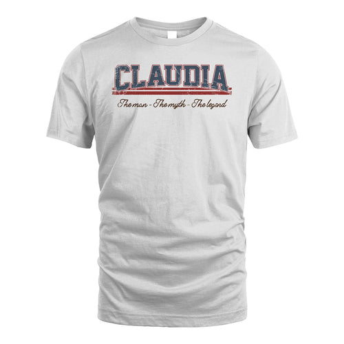 The Man The Myth The Legend Vintage Shirt CLAUDIA M1-6