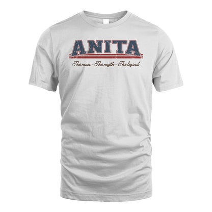The Man The Myth The Legend Vintage Shirt ANITA M1-6