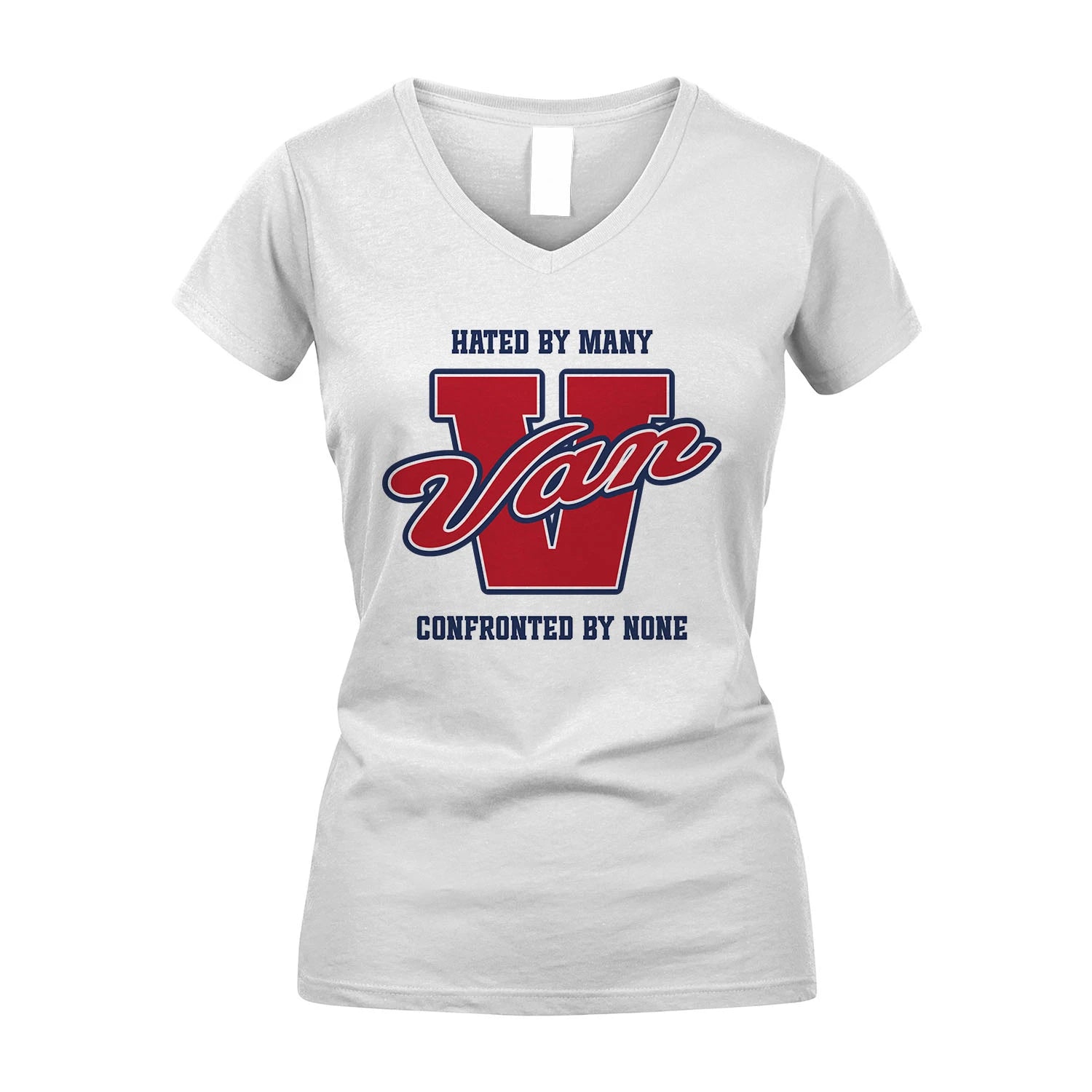 Hated By Many Confronted By None Personalized Name Shirt VAN M1-8