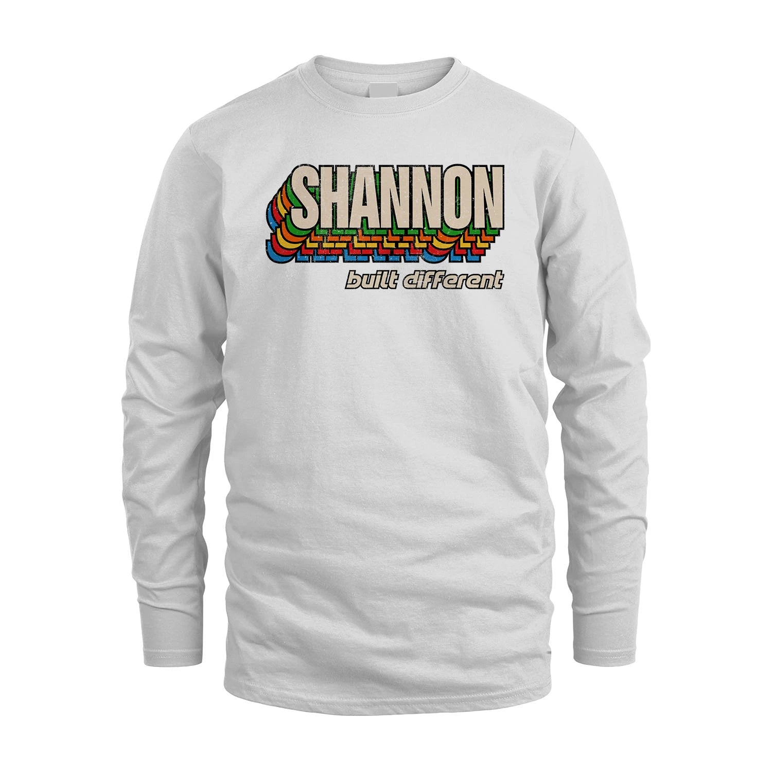 Your Name Built Different Retro Shirt SHANNON M1-26