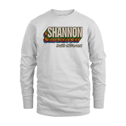 Your Name Built Different Retro Shirt SHANNON M1-26