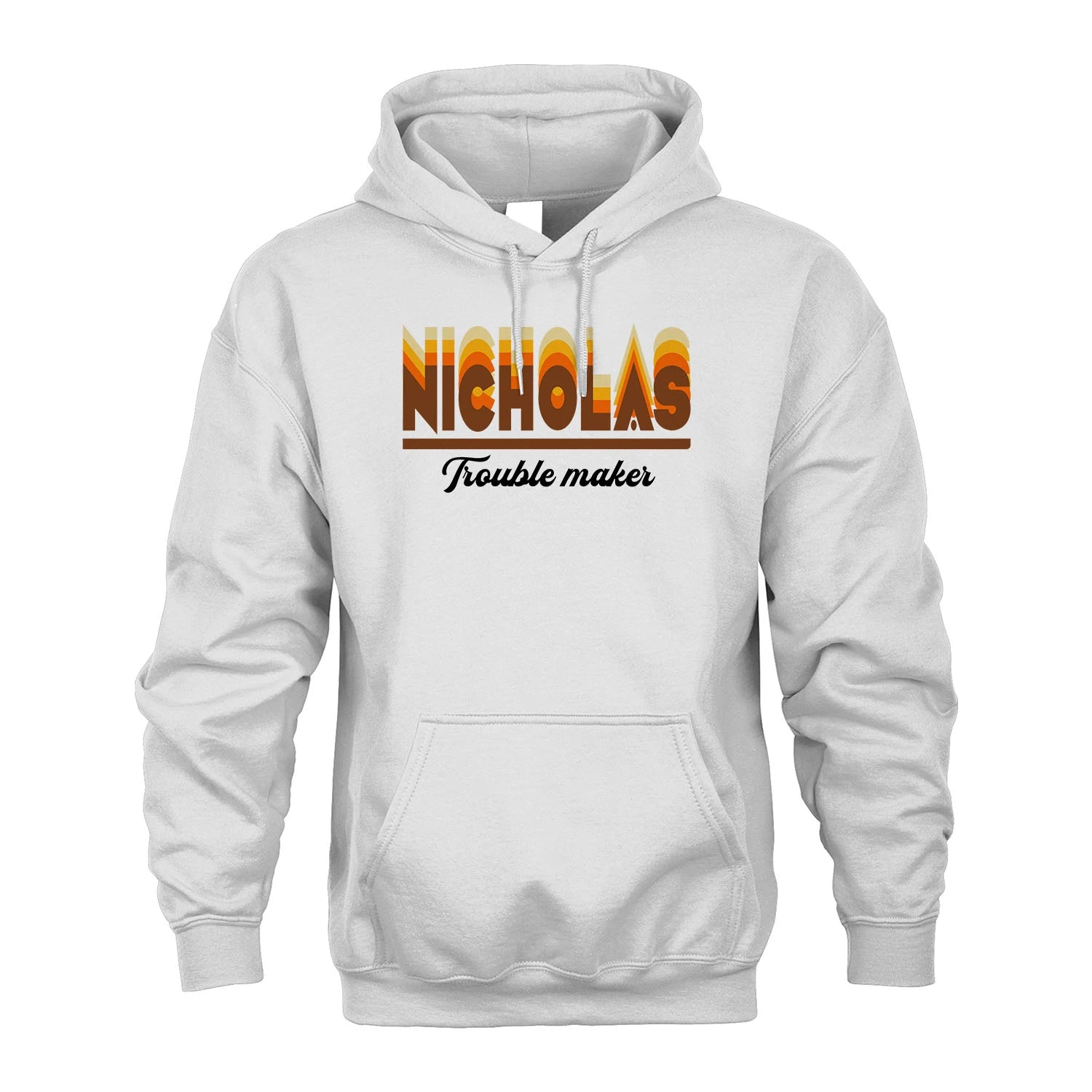 Your Name Trouble Maker Funny Shirt NICHOLAS M1-34
