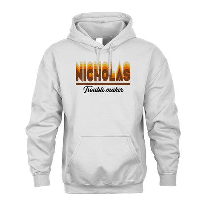 Your Name Trouble Maker Funny Shirt NICHOLAS M1-34