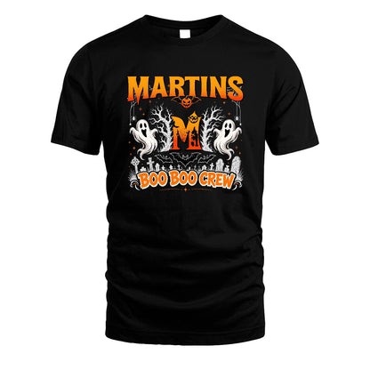 Boo Boo Crew Halloween Custom Name Shirt MARTINS M1-28
