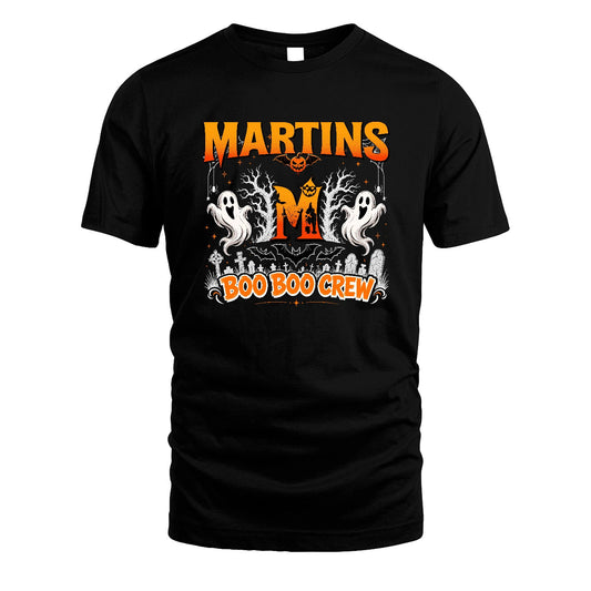 Boo Boo Crew Halloween Custom Name Shirt MARTINS M1-28