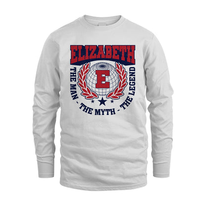 The Man The Myth The Legend Logo Shirt ELIZABETH M1-30
