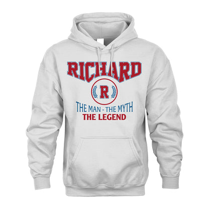 The Man The Myth The Legend Jet Style Shirt RICHARD M1-9