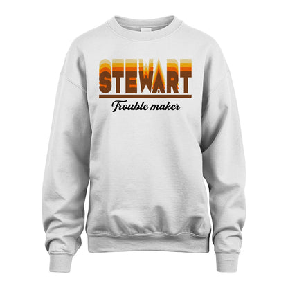 Your Name Trouble Maker Funny Shirt STEWART M1-34