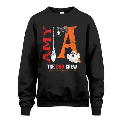 The Boo Crew Halloween With Your Name Shirt AMY M1-23