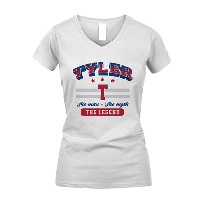 The Man The Myth The Legend With Your Name Shirt TYLER M1-35