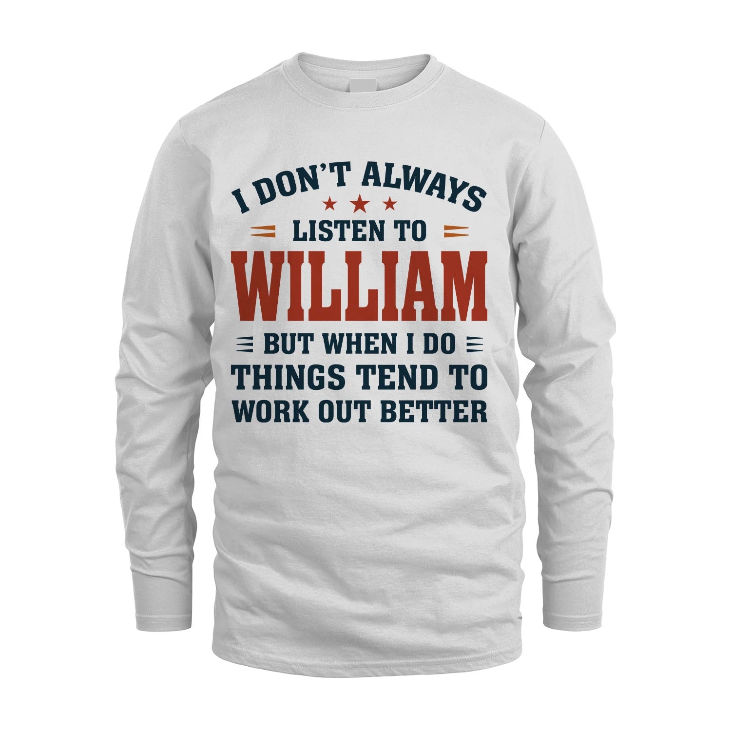 I Don't Always Listen To... WILLIAM M1-2