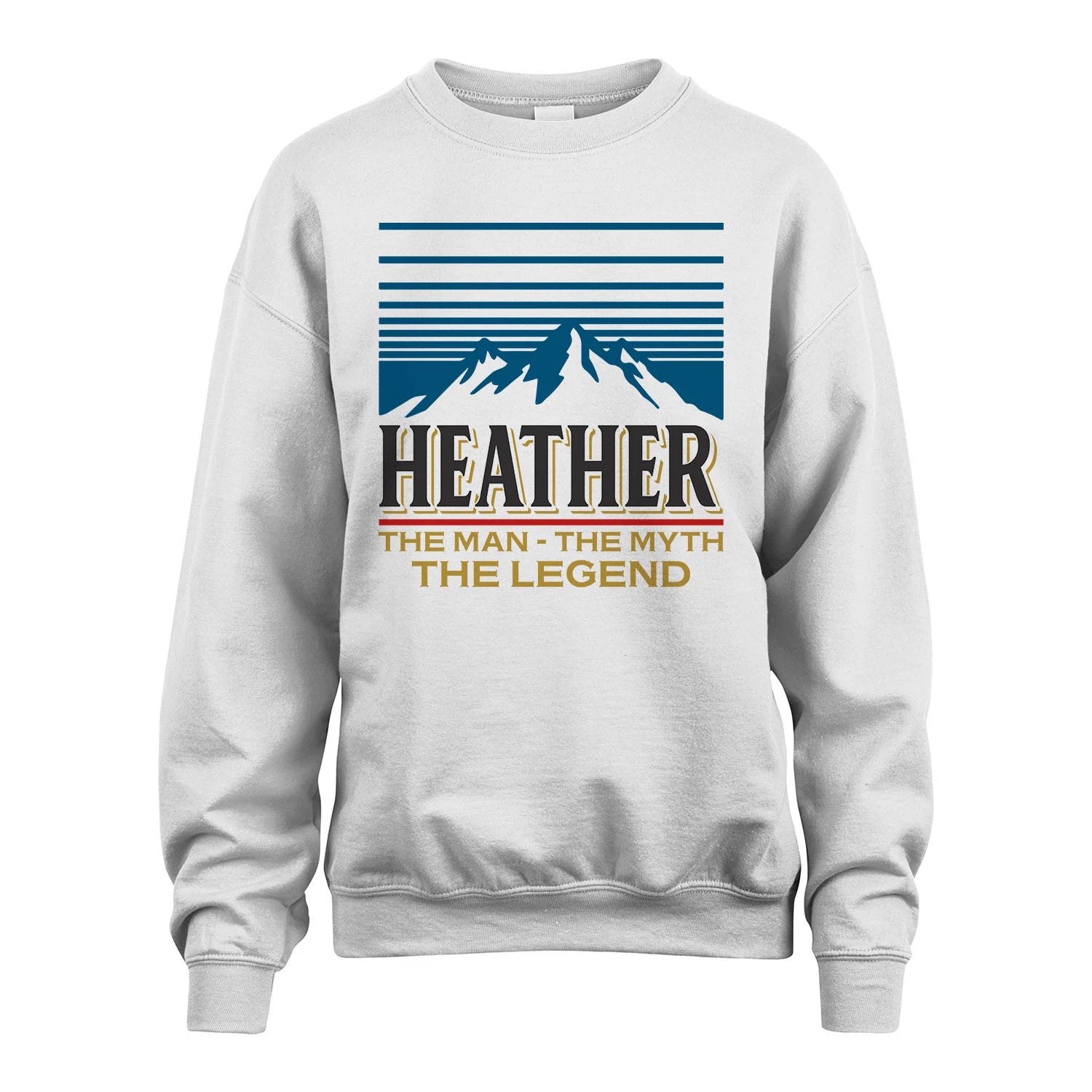 The Man The Myth The Legend Vintage Mountain Shirt HEATHER M1-19
