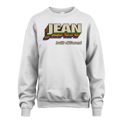 Your Name Built Different Retro Shirt JEAN M1-26