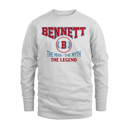 The Man The Myth The Legend Jet Style Shirt BENNETT M1-9