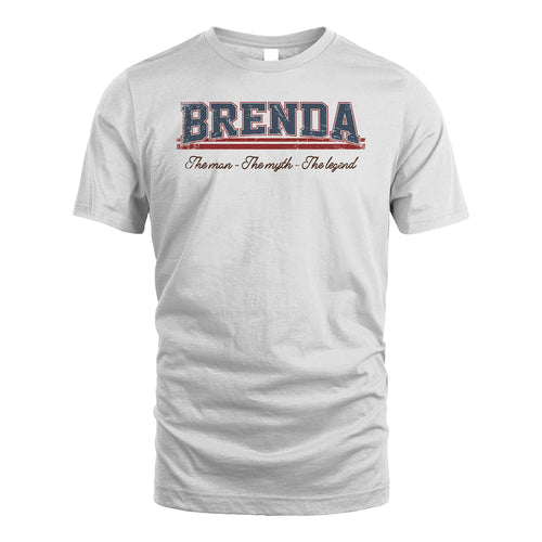 The Man The Myth The Legend Vintage Shirt BRENDA M1-6