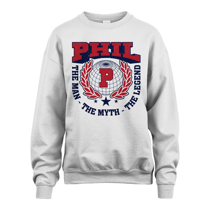 The Man The Myth The Legend Logo Shirt PHIL M1-30