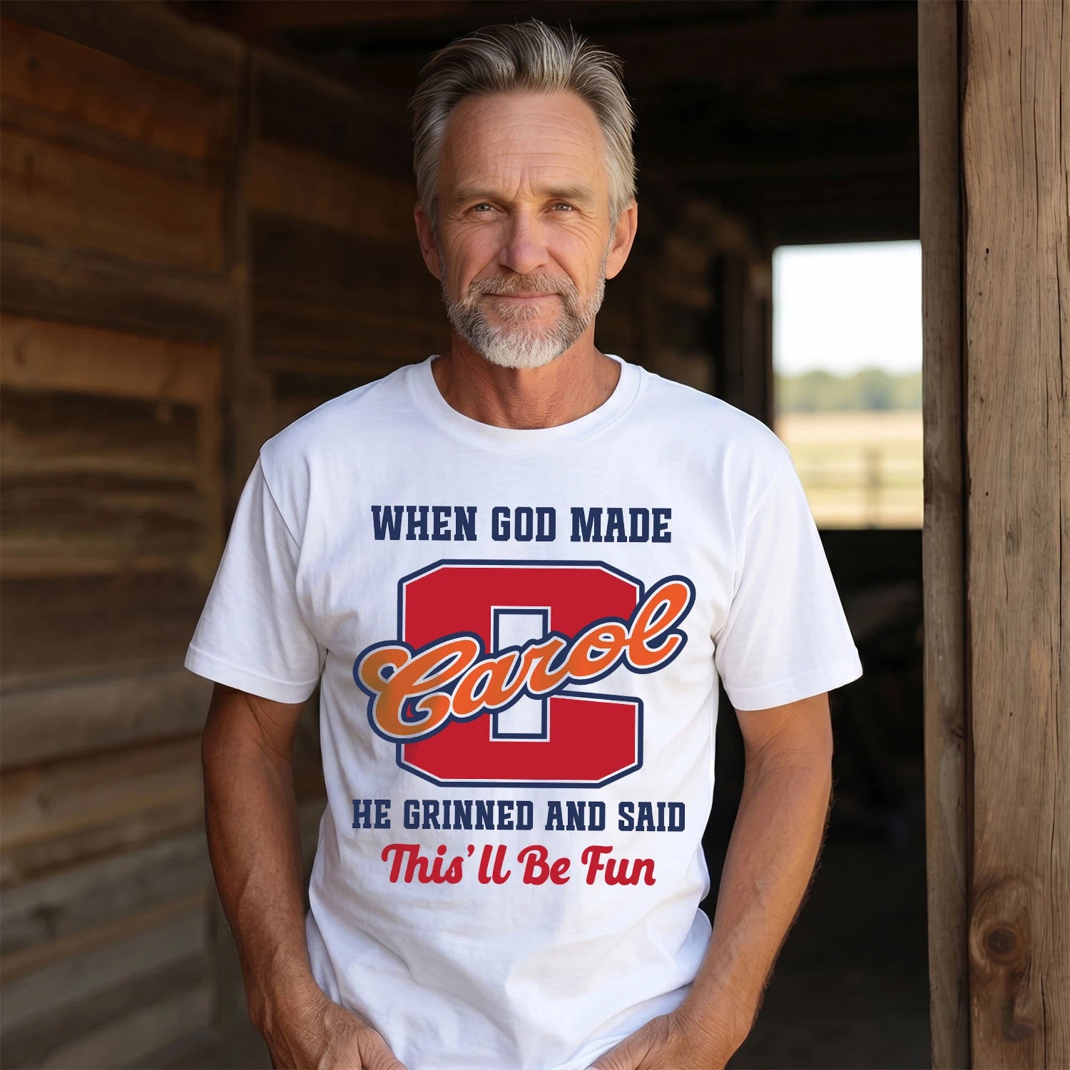 God Made Your Name Custom Shirt CAROL M1-16