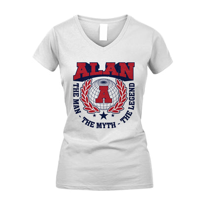 The Man The Myth The Legend Logo Shirt ALAN M1-30