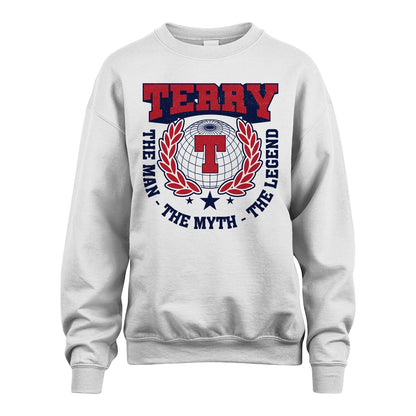 The Man The Myth The Legend Logo Shirt TERRY M1-30