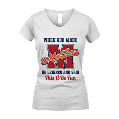 God Made Your Name Custom Shirt MARTINS M1-16