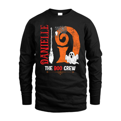 The Boo Crew Halloween With Your Name Shirt DANIELLE M1-23
