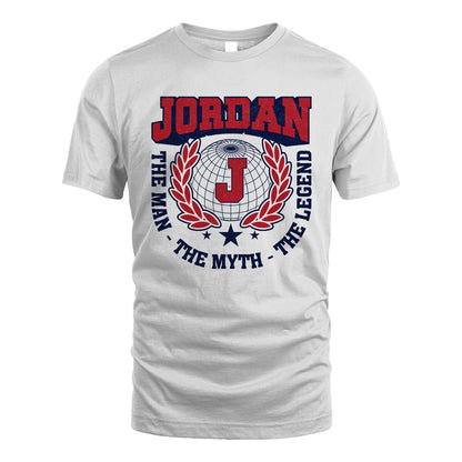 The Man The Myth The Legend Logo Shirt JORDAN M1-30