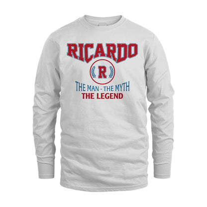 The Man The Myth The Legend Jet Style Shirt RICARDO M1-9