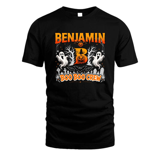 Boo Boo Crew Halloween Custom Name Shirt BENJAMIN M1-28