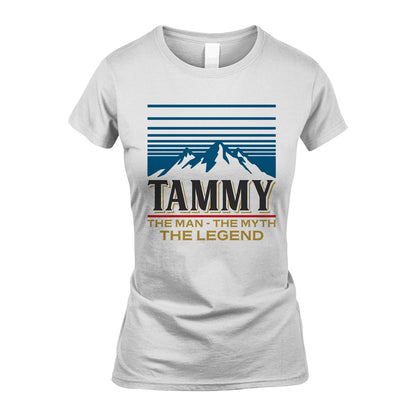 The Man The Myth The Legend Vintage Mountain Shirt TAMMY M1-19