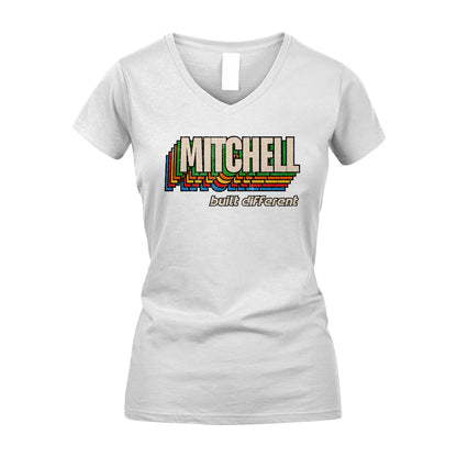 Your Name Built Different Retro Shirt MITCHELL M1-26