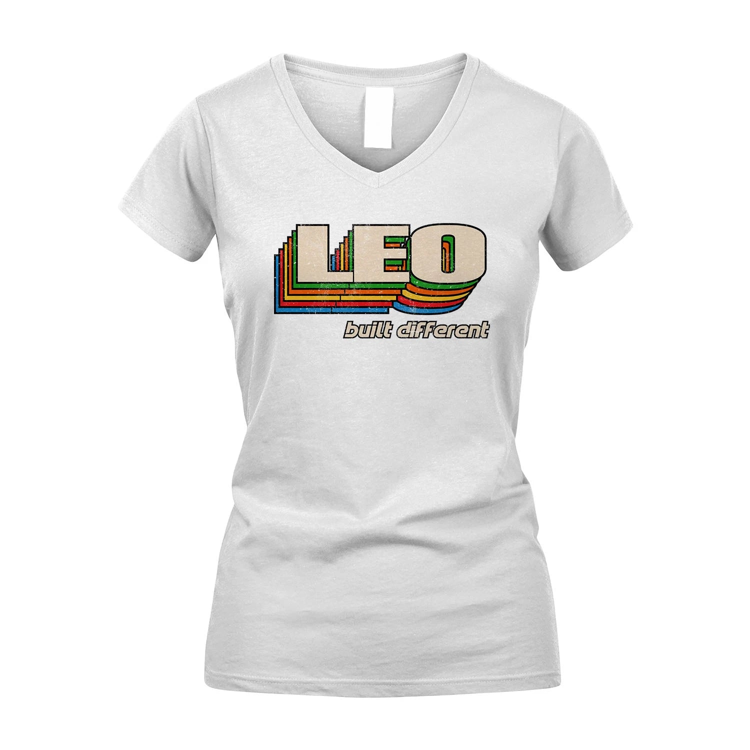 Your Name Built Different Retro Shirt LEO M1-26