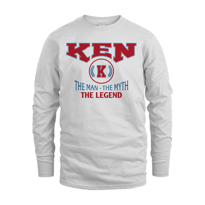The Man The Myth The Legend Jet Style Shirt KEN M1-9