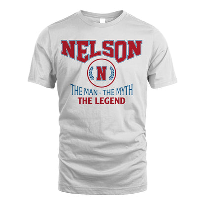 The Man The Myth The Legend Jet Style Shirt NELSON M1-9