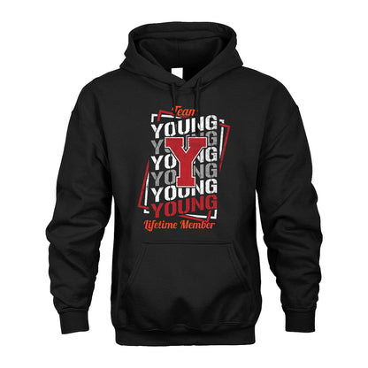Team Your Name Lifetime Member Sporty Shirt YOUNG M1-25