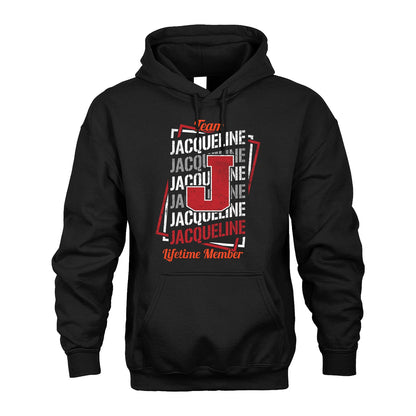 Team Your Name Lifetime Member Sporty Shirt JACQUELINE M1-25