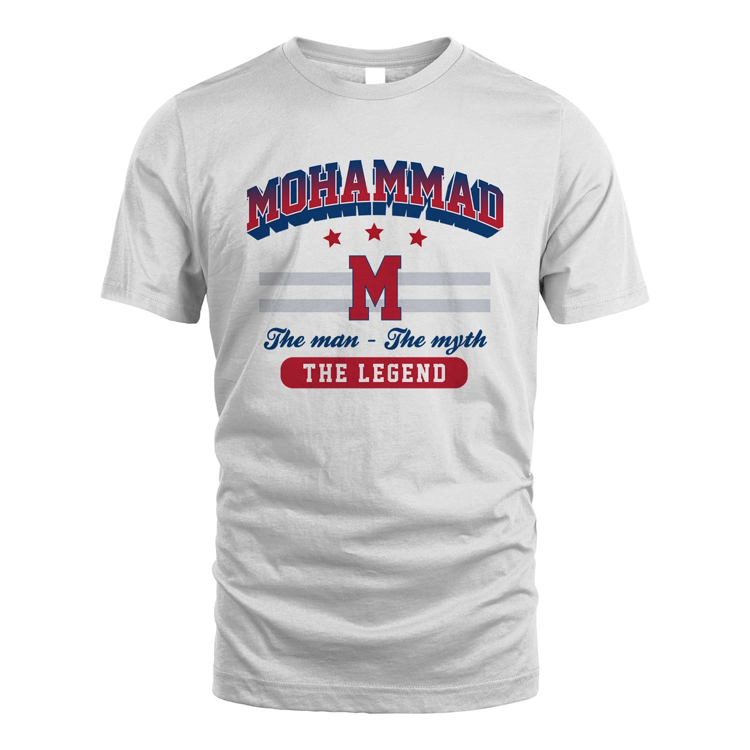 The Man The Myth The Legend With Your Name Shirt MOHAMMAD M1-35