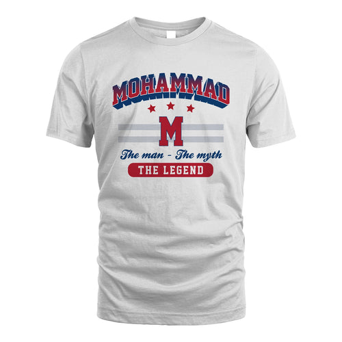 The Man The Myth The Legend With Your Name Shirt MOHAMMAD M1-35
