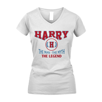 The Man The Myth The Legend Jet Style Shirt HARRY M1-9