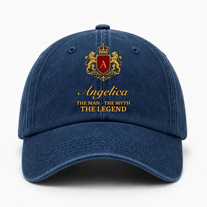The Man The Myth The Legend Royal Blue Cap ANGELICA 13K1 C49PF