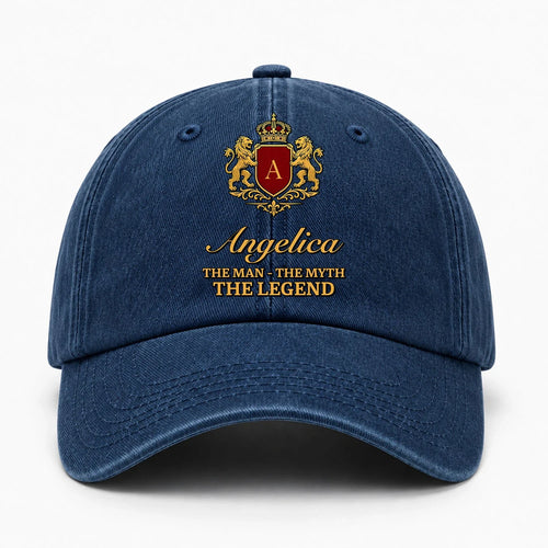 The Man The Myth The Legend Royal Blue Cap ANGELICA 13K1 C49PF