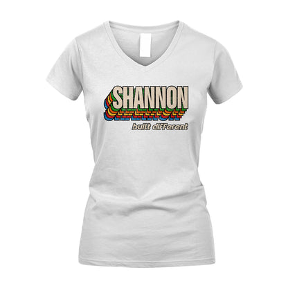 Your Name Built Different Retro Shirt SHANNON M1-26