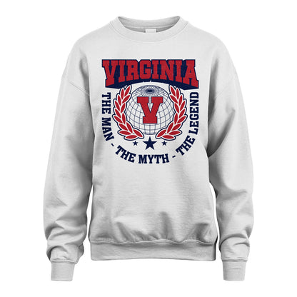 The Man The Myth The Legend Logo Shirt VIRGINIA M1-30