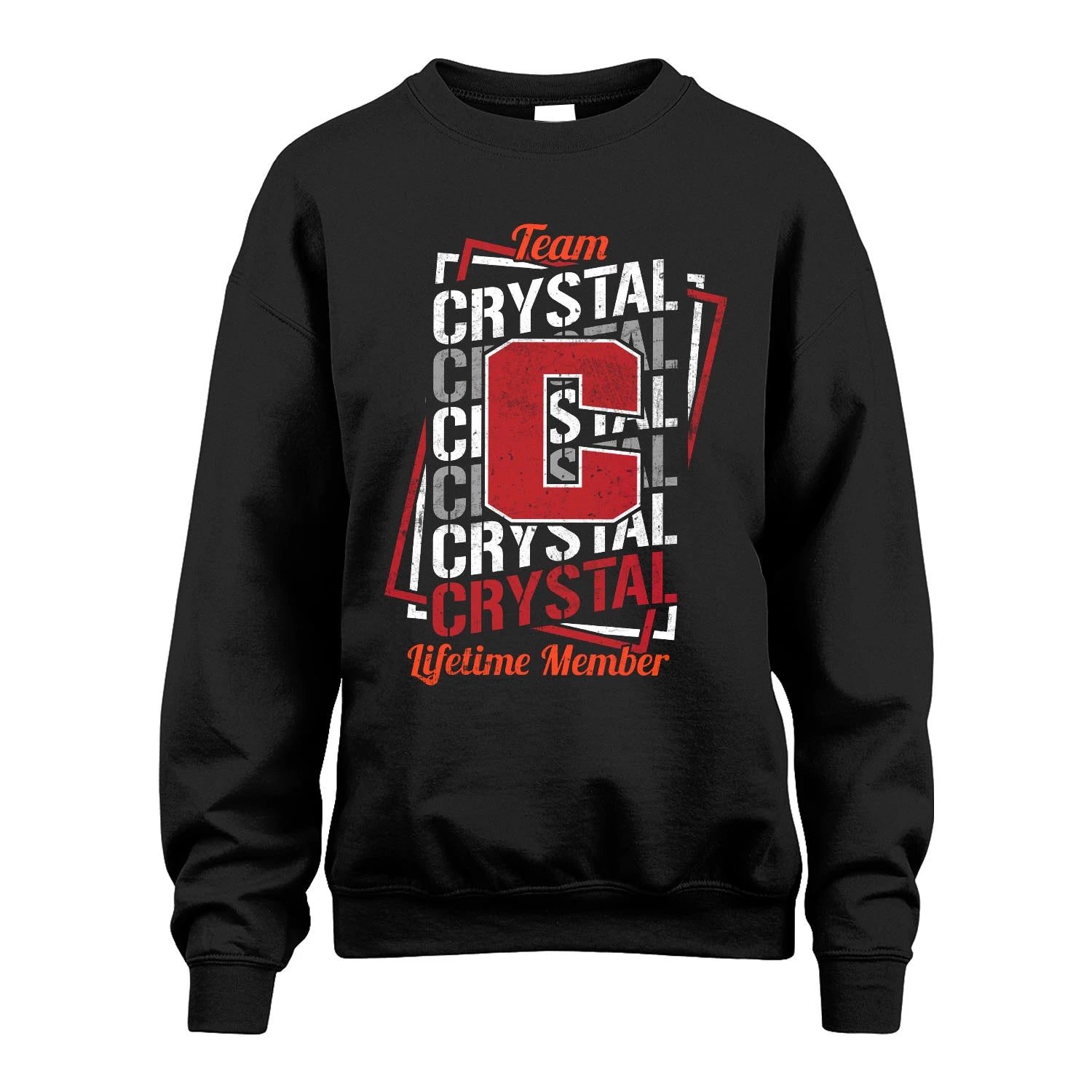 Team Your Name Lifetime Member Sporty Shirt CRYSTAL M1-25