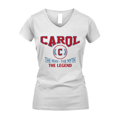 The Man The Myth The Legend Jet Style Shirt CAROL M1-9