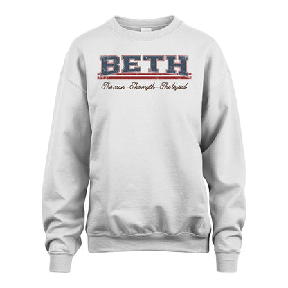 The Man The Myth The Legend Vintage Shirt BETH M1-6