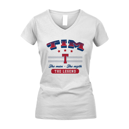 The Man The Myth The Legend With Your Name Shirt TIM M1-35