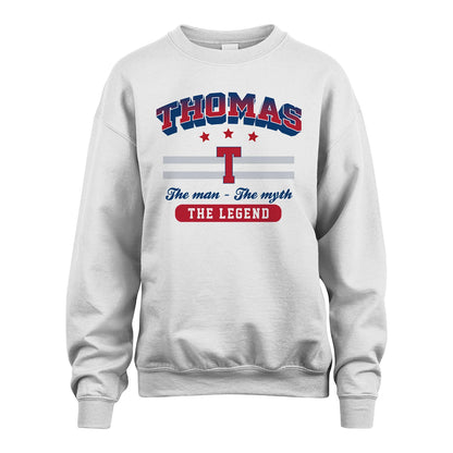 The Man The Myth The Legend With Your Name Shirt THOMAS M1-35