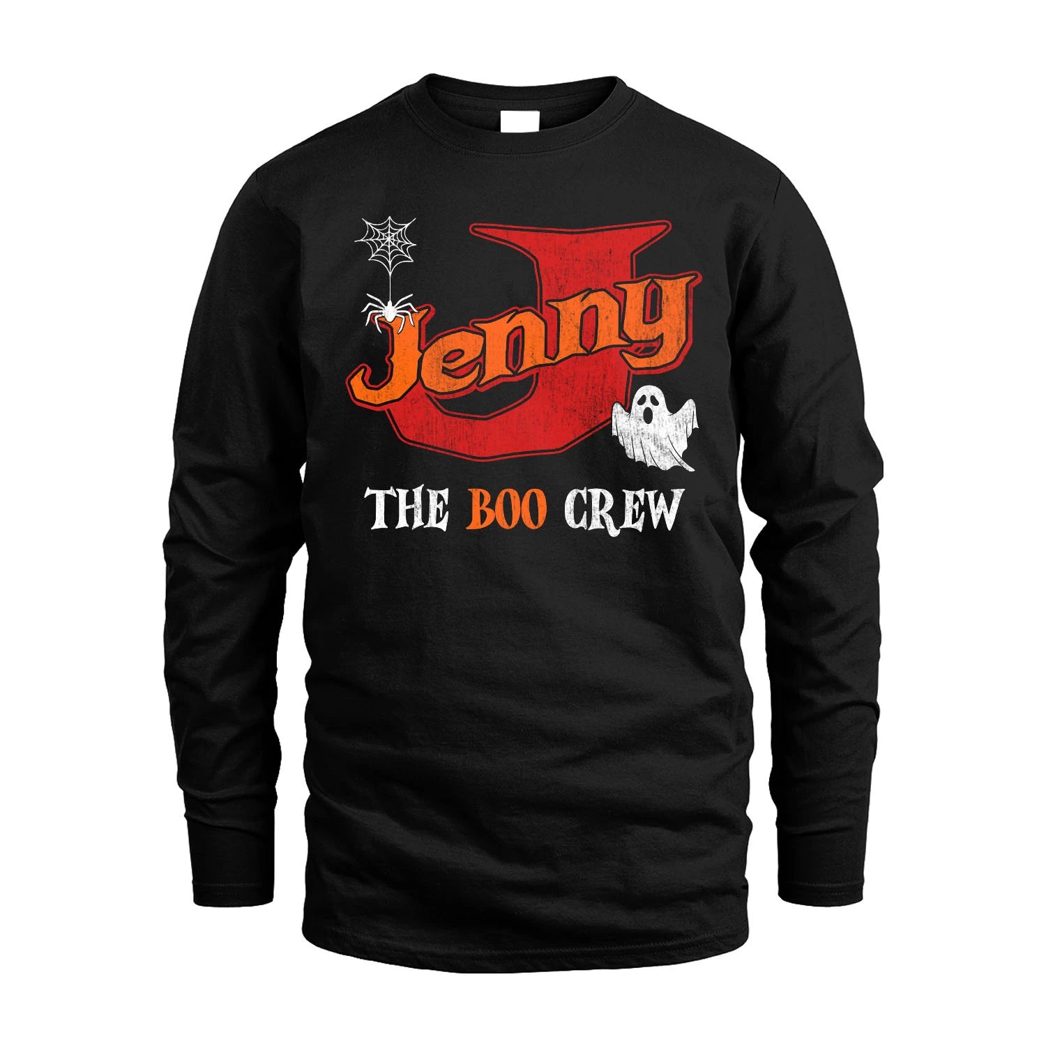 The Boo Crew Halloween Custom Name Shirt JENNY M1-22