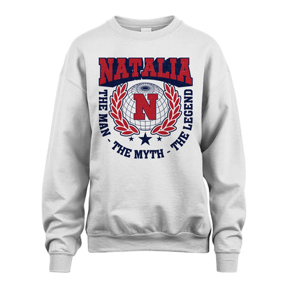 The Man The Myth The Legend Logo Shirt NATALIA M1-30